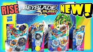 NEWEST Beyblade Burst Rise Beyblades  ZONE LUINOR  ERASE DEVOLOS  DUSK BALKESH  More [upl. by Notwal]