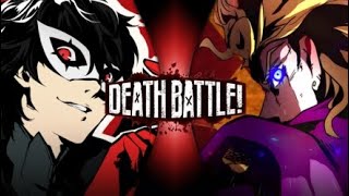 Joker vs Giorno GiovannaPersona vs JoJos Bizarre Adventure Death Battle prediction [upl. by Anneyehc]