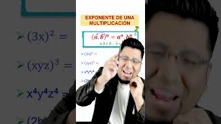 Como aplicar el exponente de una Multiplicación preparatoriaciencias danielmollapaza [upl. by Ainerol]