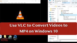 Convert Video Files to MP4 Using VLC Windows version from FLV Flash video QuickTime MOV more [upl. by Idroj52]