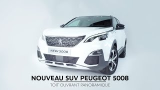 PEUGEOT 5008 SUV  Panoramic Sunroof [upl. by Hannavahs]