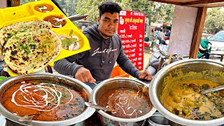 50₹ मैं Dhamaka offer Best Amritsari थाली in Faridabad । street food India [upl. by Arrec]