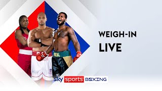 LIVE WEIGHIN ⚖️  Frazer Clarke vs Mariusz Wach with Caroline Dubois amp Viddal Riley [upl. by Assenay]