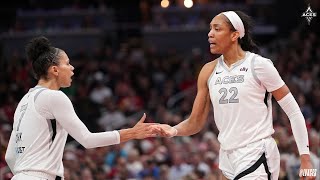 Las Vegas Aces vs Indiana Fever Highlights [upl. by Eidassac]