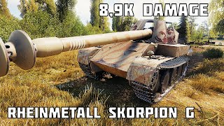 Rheinmetall Skorpion G • 89K DAMAGE 8 KILLS • World of Tanks [upl. by Midian142]