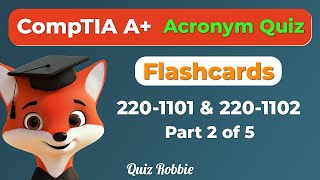 CompTIA A Acronym Flashcards Quiz Part 2 [upl. by Ijok]