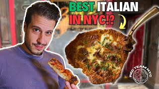 The BEST Italian Restaurant in NYC According to Not Another Cooking Show  Rec Team NYC [upl. by Eissoj512]