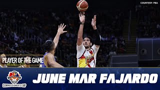 June Mar Fajardo impact for SMB  PBA Season 48 Commissioners Cup  Feb 4 2024 [upl. by Peh10]