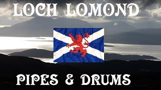 ⚡️LOCH LOMOND ♦︎ PIPES amp DRUMS OF LEANISCH⚡️ [upl. by Aramal]