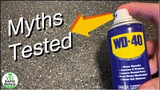 Testing The 8 Strangest Uses Of WD40 Which Ones Actually Work [upl. by Muslim]