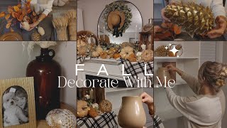 NEW🍁 2023 COZY TRADITIONAL FALL DECORATE WITH ME🍁DECORATE MY LIVING ROOM FOR FALL🍂 [upl. by Ardath]