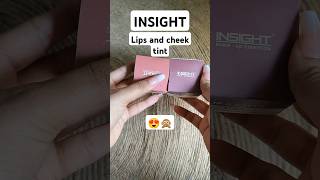 Insight lip and cheek tint😍💄foryou makeup lipandcheektint shorts trending music cheeks lips [upl. by Niowtna]