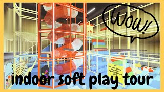 BLOXBURG SLIDE UPDATE INDOOR SOFT PLAY TOUR 099 ROBLOX [upl. by Akinehs]