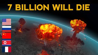 World Nuclear War 3 AI Simulation  Russia NATO China North Korea France UK [upl. by Goodden]