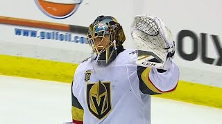 MarcAndre Fleury gets standing ovation after tribute from Pittsburgh Penguins [upl. by Bakeman675]