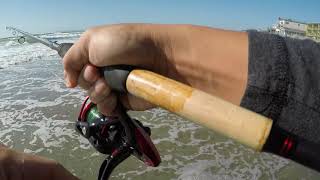 First Time Surf Fishing  Imperial Beach San Diego [upl. by Martinson547]