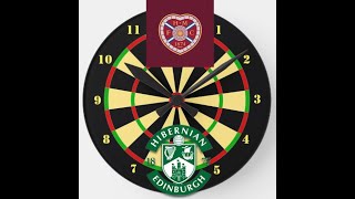 Around The Clock darts  to settle an Edinburgh football derby football darts hearts heartsfc [upl. by Nahtnoj]