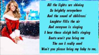 Mariah Carey  All I Want For Christmas Is You Extra Festive  Lyrics [upl. by Eyr453]