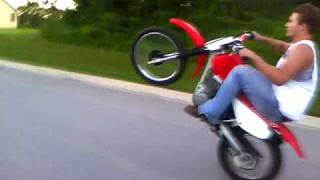 Xr 100 wheelie [upl. by Ramalahs]