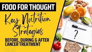 Key Nutrition Strategies Before During and After Cancer Treatment [upl. by Legir]