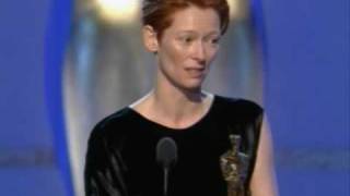 Tilda Swinton winning Best Supporting Actress Oscar® [upl. by Longan47]