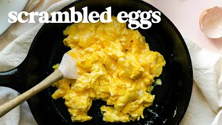 SCRAMBLED EGGS  How To Make Perfect Scrambled Eggs for Breakfast [upl. by Cleasta]