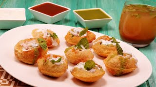 Pani Puri Recipe in Tamil  Pani poori masala rasam amp chutney  Chaat Recipe streetfoodrecipe [upl. by Born]