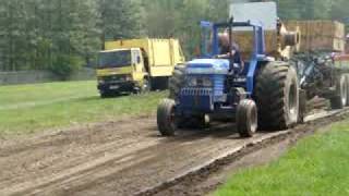 Leyland 285 Steam fair Tractor Pull at Barnard Castle May 2009 [upl. by Aikim977]