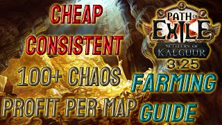 Cheap 100 Chaos Profit Per Map Farming Strategy  Path of Exile 325 [upl. by Harvison]