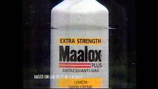 Maalox Plus Antacid 1993 [upl. by Pember982]