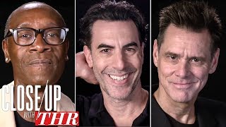 Comedy Actors Roundtable Sacha Baron Cohen Jim Carrey Don Cheadle amp More  Close Up [upl. by Ardis]