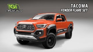 FENDER FLARE SET  Tacoma 20162022  Toyota [upl. by Annaeoj]