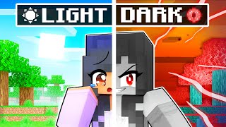 Half LIGHT Half DARK in Minecraft [upl. by Grory]