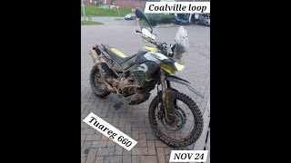 Coalville loop on Adventure bike Tuareg 660 [upl. by Fairman701]