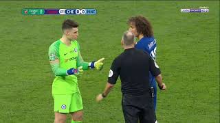 KEPA REFUSES TO COME OFF THE FIELD CHELSEA MANAGER FURIOUS [upl. by Ohara]