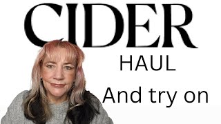 Cider Haul and try on ciderreview fashion fashionhaul [upl. by Ggerk]