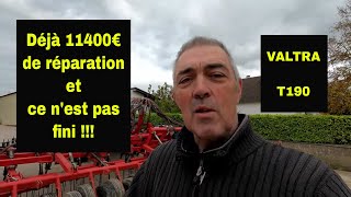 Entretien semoir HORSCH Cambridge contre les limaces et grosse facture de réparation sur VALTRA [upl. by Frissell]