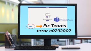 How to fix Teams error c0292007 in Windows 1011  2024 [upl. by Huesman]