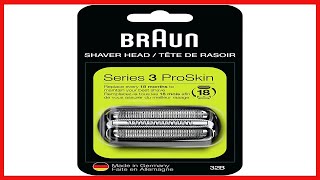 Braun Series 3 32B Foil amp Cutter Replacement Head Compatible with Models 3000s 3010s 3040s 3050c [upl. by Eeryt]