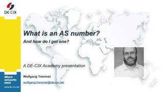 What is an AS numberDECIX Academy [upl. by Enyledam113]