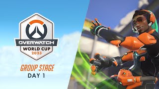 Overwatch World Cup 2023 Group Stage  Day 1 [upl. by Idmann]