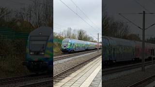 TouristikzugDostos in Fahrt mit BR111 deutschebahn bahnlandbayern trainspotting dbgebrauchtzug [upl. by Nnasor]