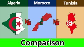 Algeria vs Morocco vs Tunisia  Comparison  Datadotcom [upl. by Sloatman]