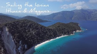 16 Sailing to magical Ithaca and Meganisi in the Ionian  Sailing the Greek Islands  Best beaches [upl. by Ripley]