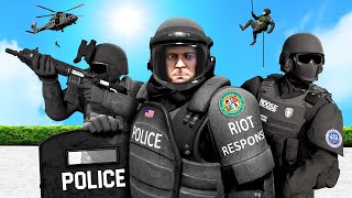 Joining RIOT POLICE SQUAD in GTA 5 [upl. by Lyons]