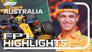 FP1 Highlights  2024 Australian Grand Prix [upl. by Burkhardt949]