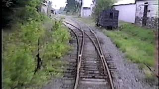 Belfast amp Moosehead Lake RR Belfast ME 1989 Pt 2 [upl. by Innoj]