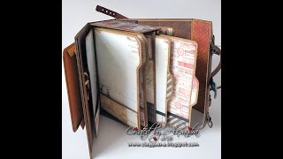 Purse Mini Album Tutorial Part 1b [upl. by Marget]