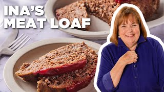 Ina Gartens Easy FanFavorite Meatloaf  Barefoot Contessa  Food Network [upl. by Ahsikel822]