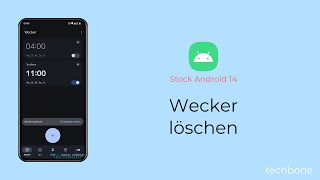 Wecker löschen Android 14 [upl. by Tezil119]